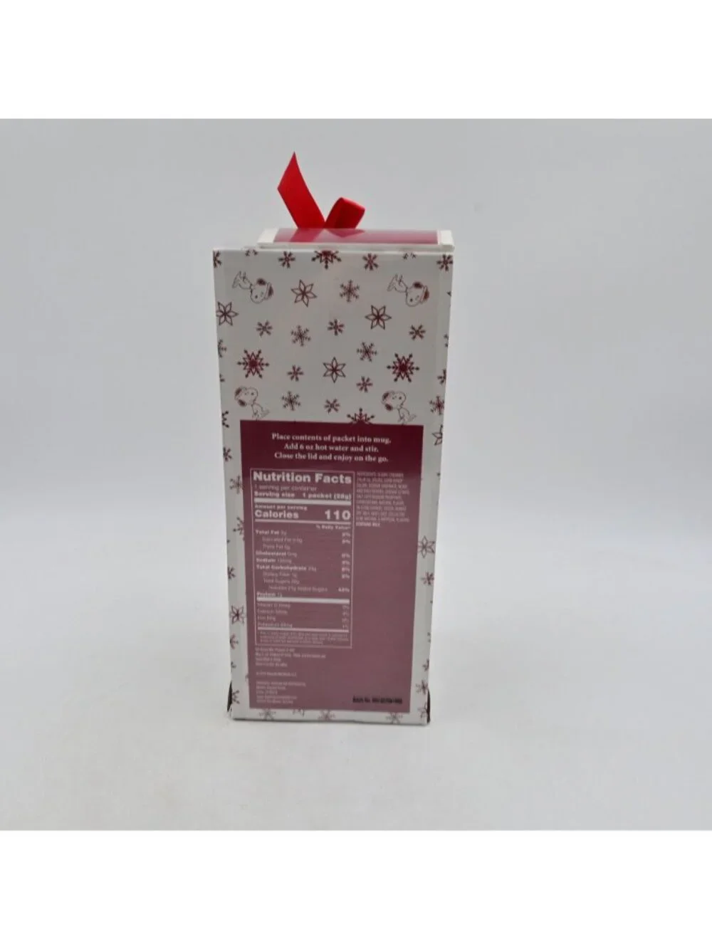 Peanuts Snoopy Holiday Mug Gift Set Milk Chocolate Hot Cocoa Mix New Sealed